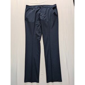 TravisMathew Mens 35 Performance Golf Pants Navy Blue Stretch Activewear Chinos